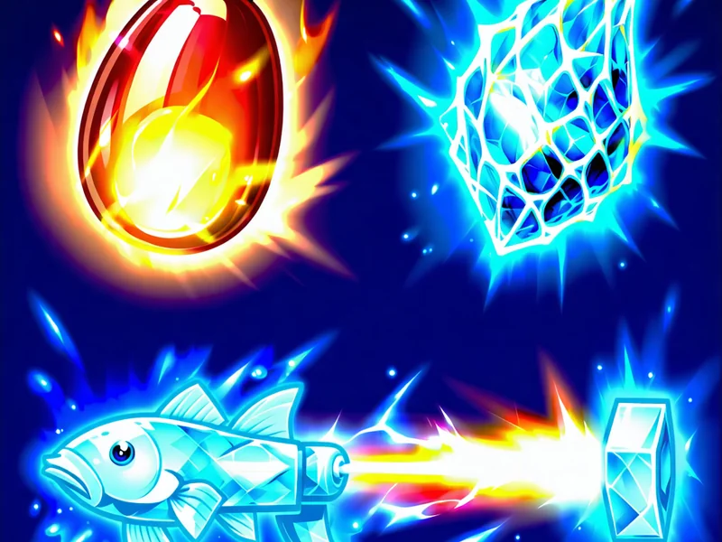 Hình ảnh các vật phẩm hỗ trợ và kỹ năng đặc biệt trong bắn cá hello88