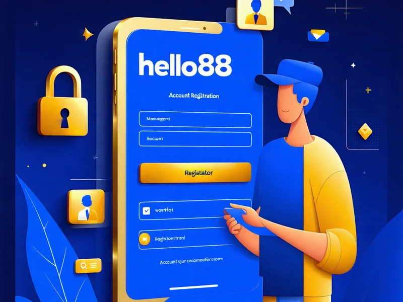 Hình ảnh minh họa quản lý tài khoản hello88, đăng ký và bảo mật thông tin người dùng