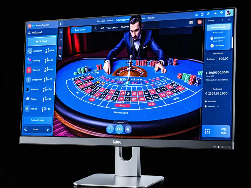 Màn hình hiển thị chất lượng livestream HD của casino trực tuyến hello88