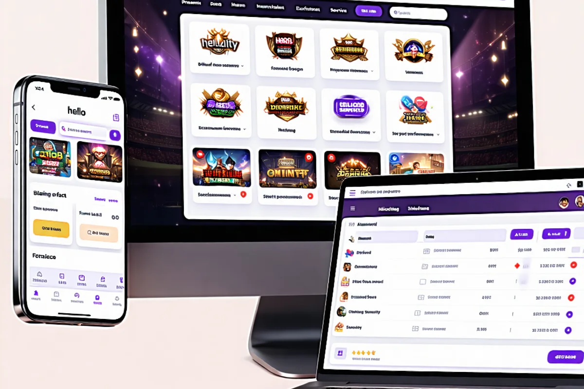 Hình ảnh giao diện ứng dụng hoặc website hello88 trên điện thoại máy tính bảng, thể hiện sự hiện đại và dễ sử dụng