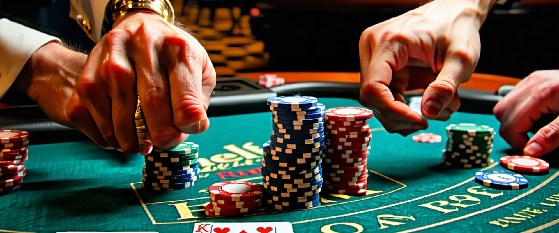 Bàn chơi Poker Texas Hold'em sôi động tại hello88