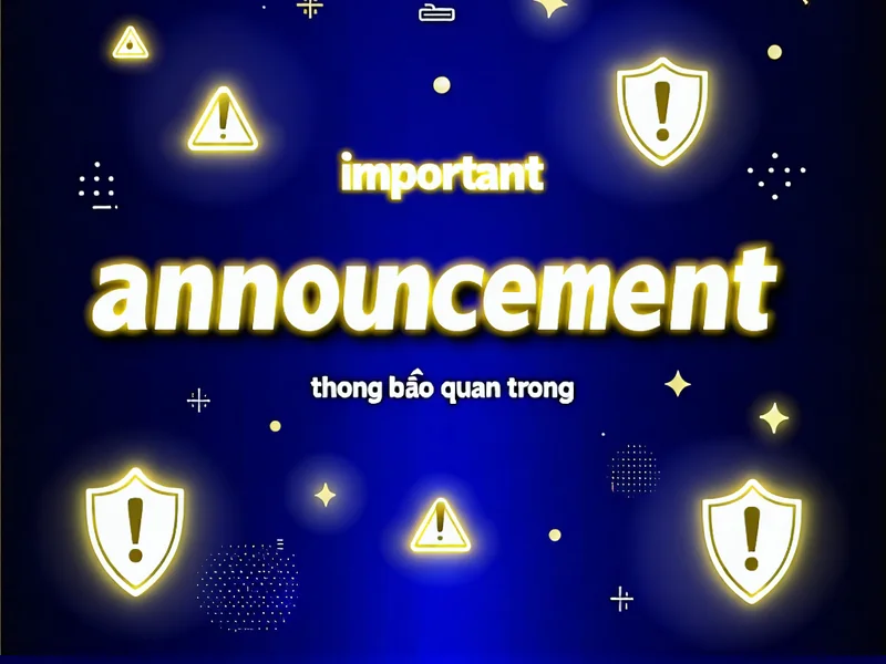 Hình ảnh thông báo quan trọng từ hello88