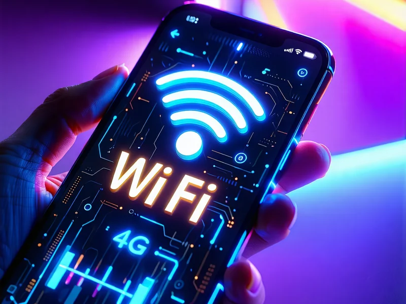 Điện thoại đang kết nối Wi-Fi ổn định để tải ứng dụng Hello88