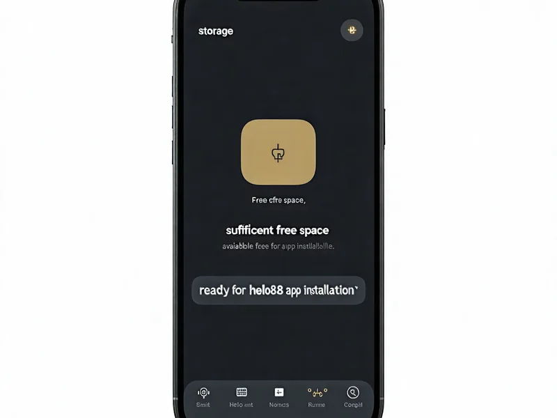 Kiểm tra dung lượng bộ nhớ điện thoại trước khi cài đặt Hello88 app