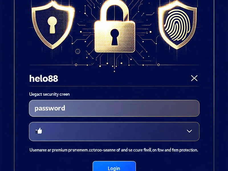 Đăng nhập an toàn vào Helo88 với bảo mật