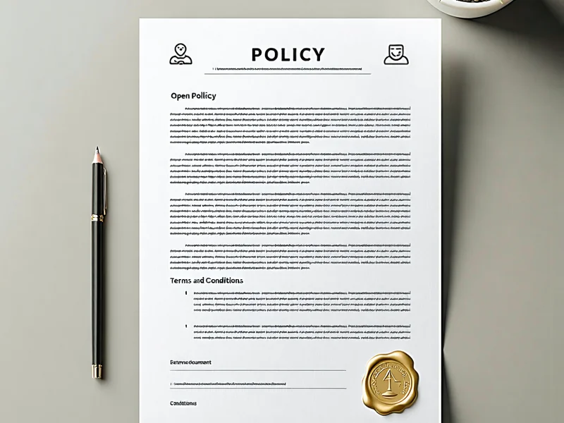 Minh họa tài liệu chính sách và các điều khoản pháp lý của hello88