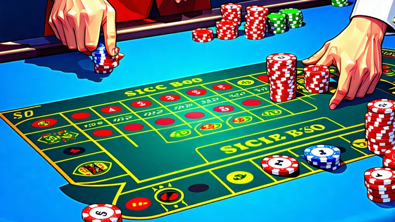 Bàn chơi Sic Bo trực tuyến với ba con xúc xắc tại hello88