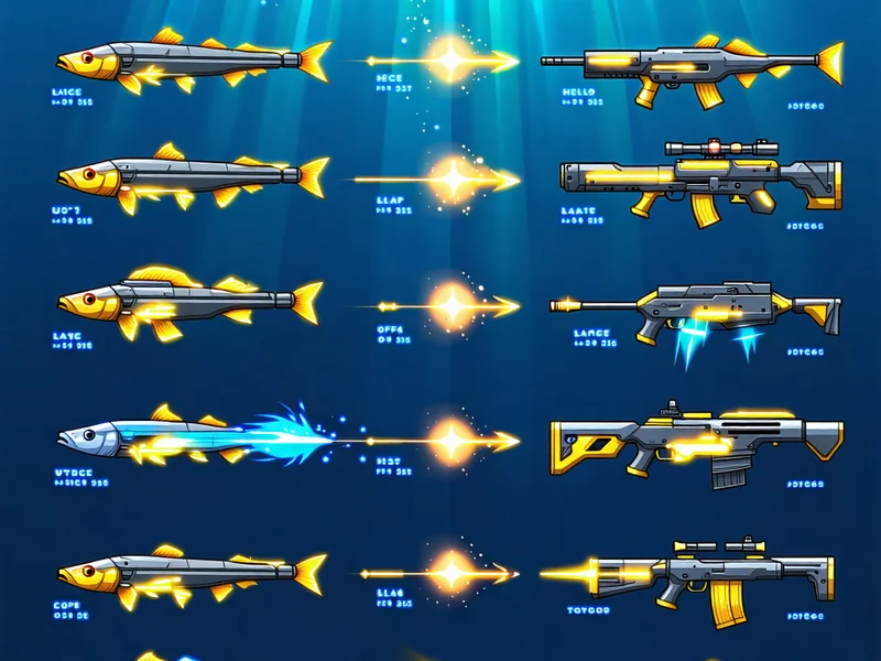 Tổng quan các loài cá và vũ khí trong trò chơi bắn cá hello88